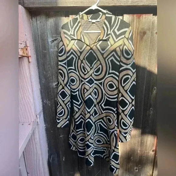 Diane Von Furstenberg Anna Love Knot Shirt Dress - Picture 3 of 6